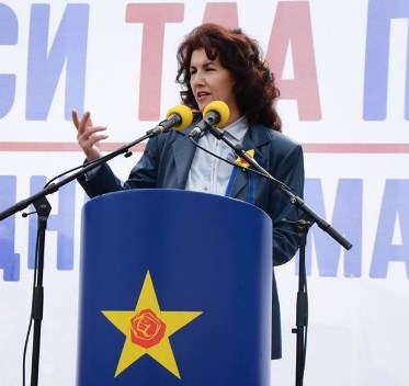 The government is funding the concert of party singer Cvetanka Laskova
