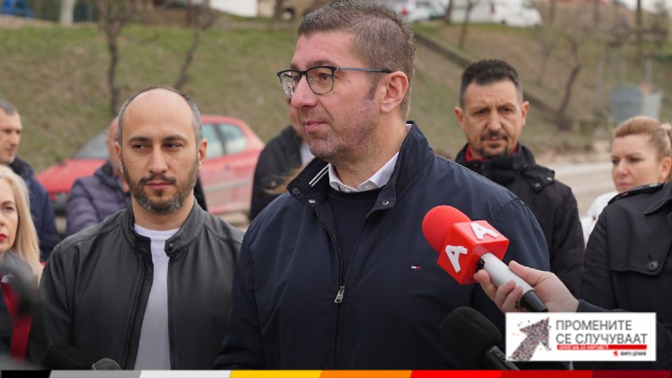 Mickoski: Veles is changing and developing, regardless of the fact that the government doesn’t help the municipalities run by VMRO-DPMNE mayors