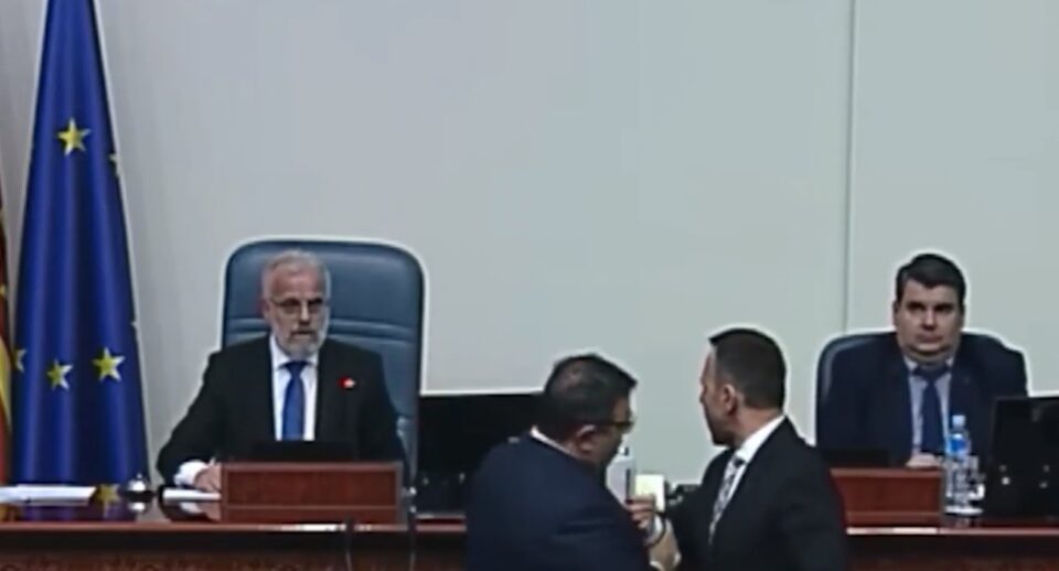Xhaferi insults Janusev in Parliament
