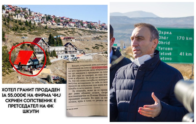 Businessman close to Artan Grubi bought a discounted hotel from a company that got a valuable highway contract