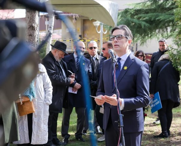 Pendarovski maintains his position on the deportation of Macedonian Jews by Bulgaria