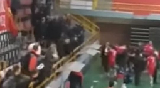 Volleyball: Incident during the game between Borec and Shkendija
