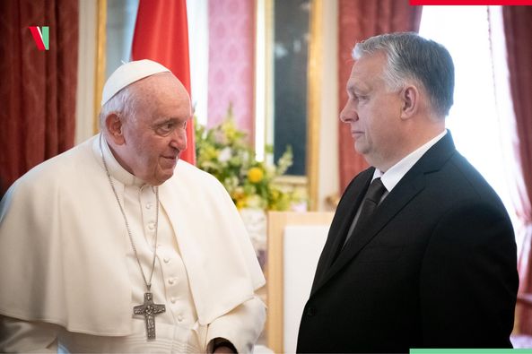 Prime Minister Orban welcomed Pope Francis to Hungary