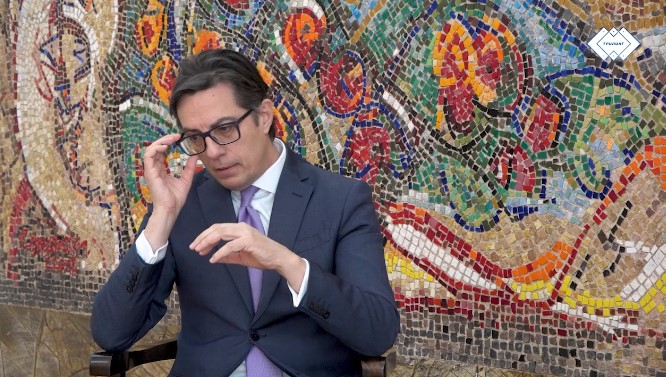 Pendarovski supports making the Albanian language co-official, even though it complicates the attempts to amend the Constitution