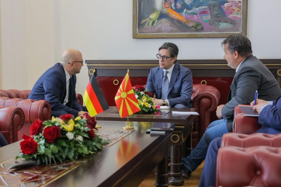 President Pendarovski expects the strong German support for EU integrations to continue