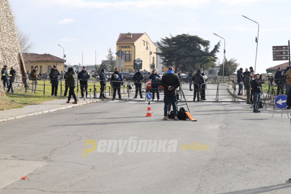 Police exercised handling a security threat against the US Embassy