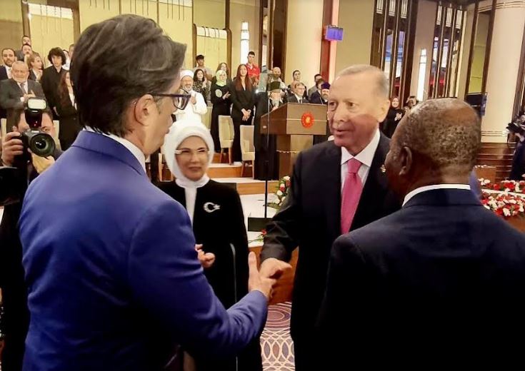 Pendarovski attended President Erdogan’s inauguration