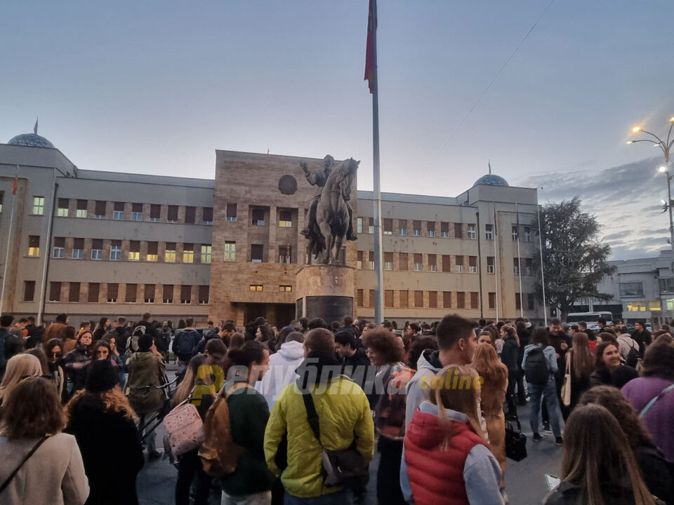 The corruption is very or extremely present at the universities, think 20% of the Macedonian students