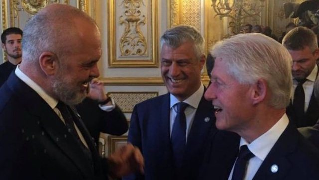 Bill Clinton visits Albania