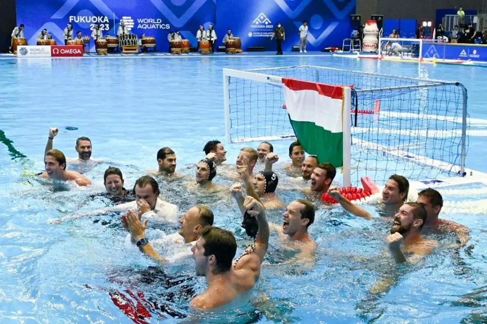 Hungary beats Greece to claim the world waterpolo title