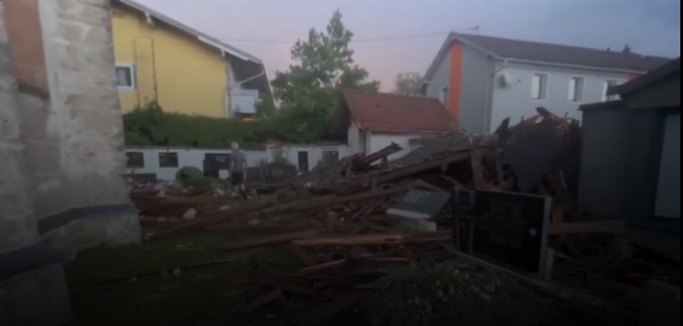 Major storm hits Croatia and Serbia