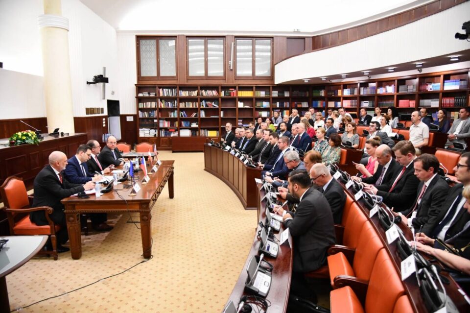VMRO representatives tell the ministers of Austria, Czechia and Slovakia that the EU integration must not undermine the Macedonian national identity