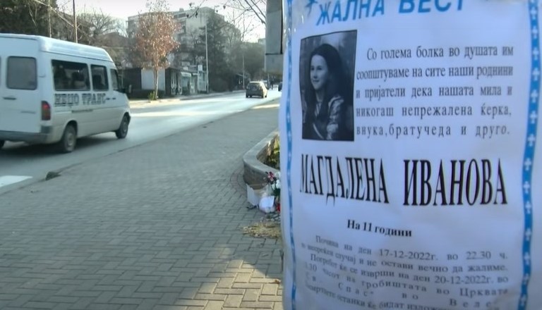 Anger in Veles after the court reduces sentence for drunk driver who killed a little girl