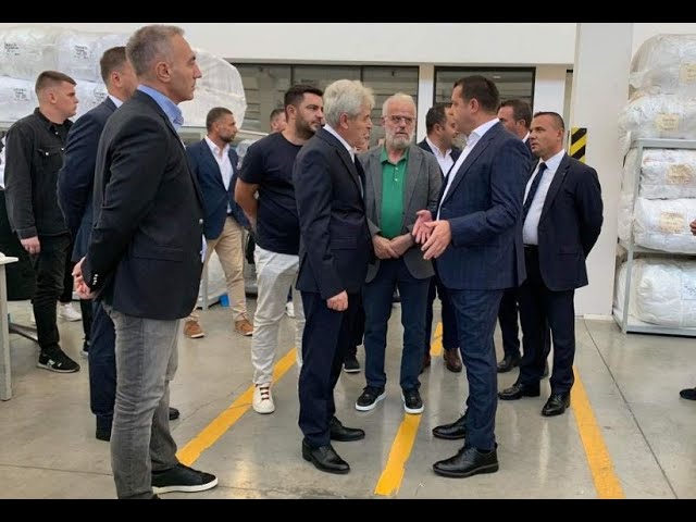 Ahmeti took half the Government to visit a mattress factory in Kosovo