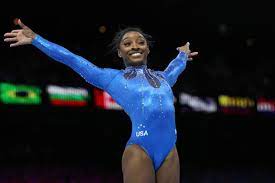 Simone Biles, with her all-around world title win, becomes the most decorated gymnast ever