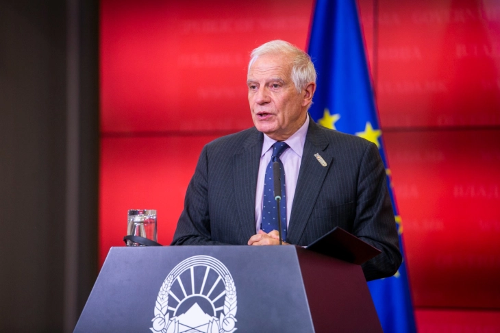 Borrell: Lavrov will personally learn in Skopje why Russia is being singled out and denounced