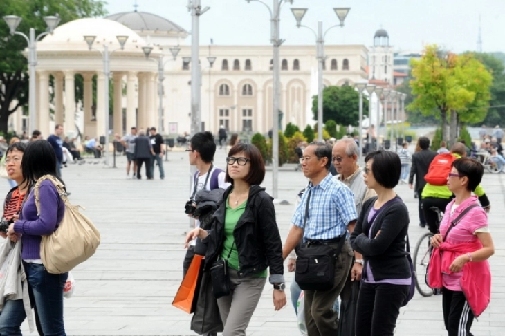 October saw about 67,000 overseas visitors