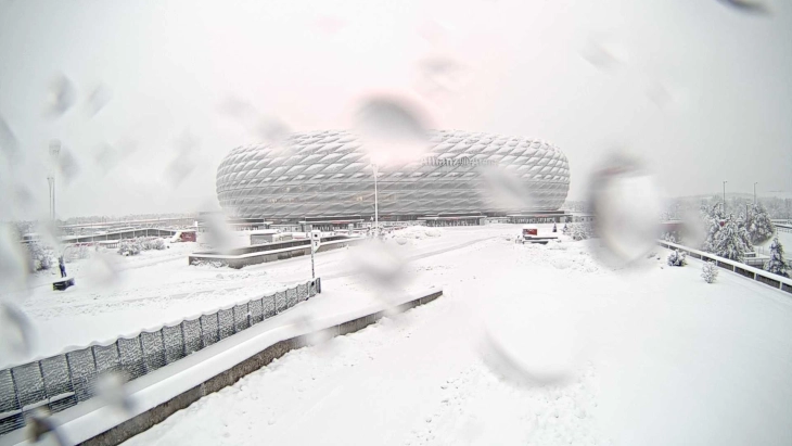The Bayern Munich versus Union Berlin match was canceled due to heavy snowfall