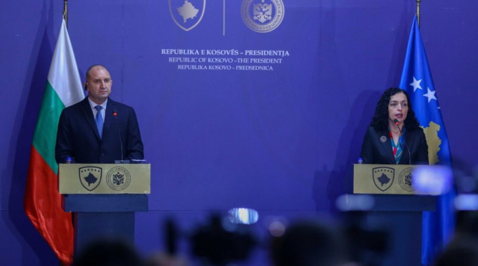 Radev wants Kosovo to recognize a 15,000 strong Bulgarian minority