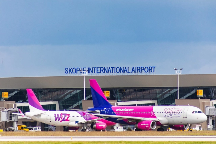 Wizz Air has decided to temporarily halt operations on the Skopje – Luxembourg and Skopje – Bologna routes