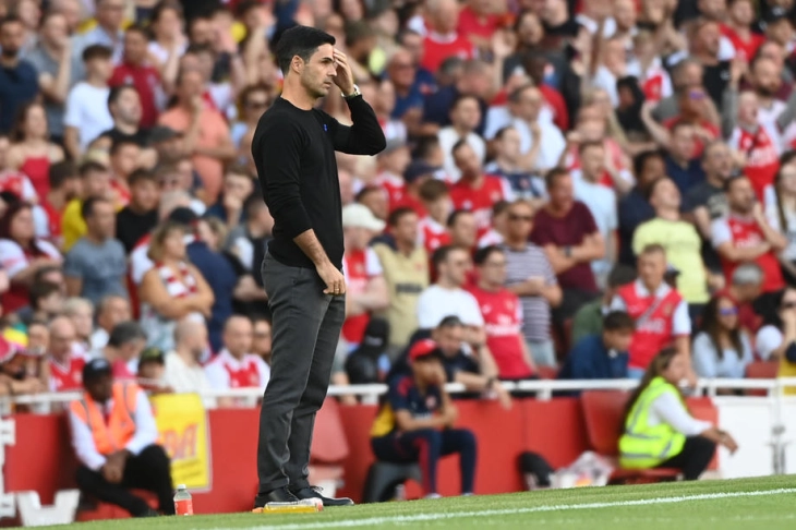 Arteta expresses regret over the loss as Arsenal’s bid for the title faces a setback