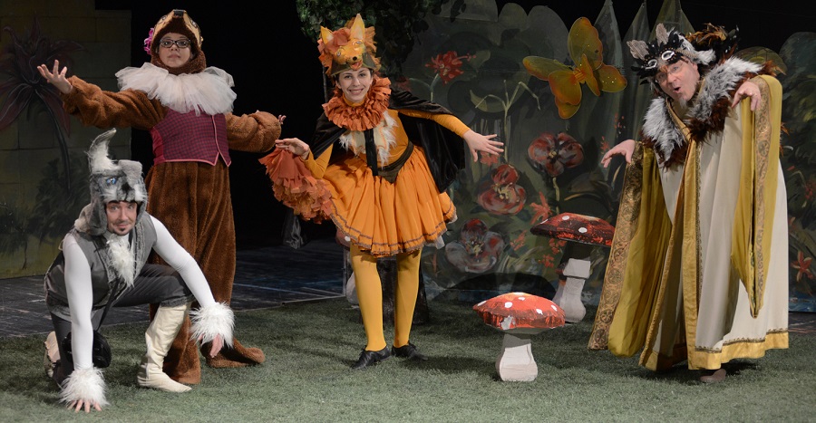 Midday performances of the kid-friendly musical production “Opera of forest animals” will take place in NOB