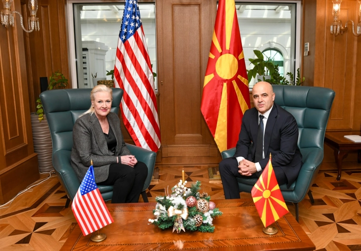 Kovachevski – Aggeler: US desires for Macedonia to join the EU as soon as possible