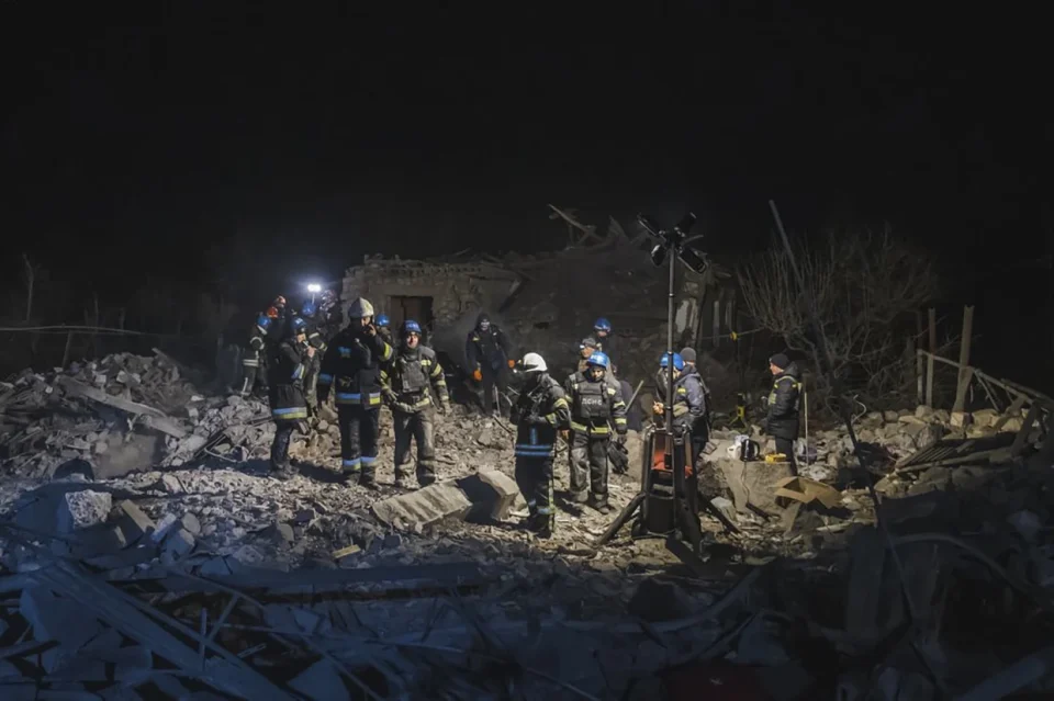 Russian missile attack kills 11 in Pokrovsk in Ukraine’s east; rescue efforts continue