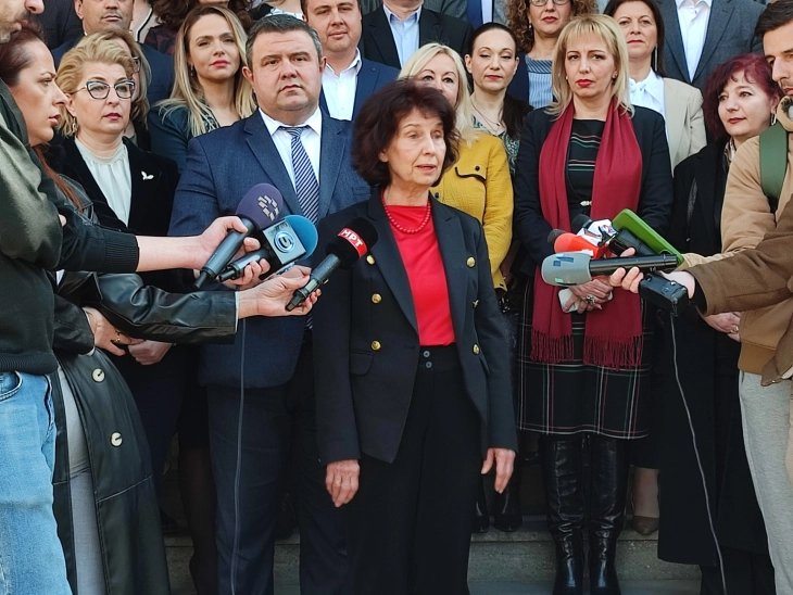 MPs and citizens should sign supporting documents for Gordana Siljanovska-Davkova