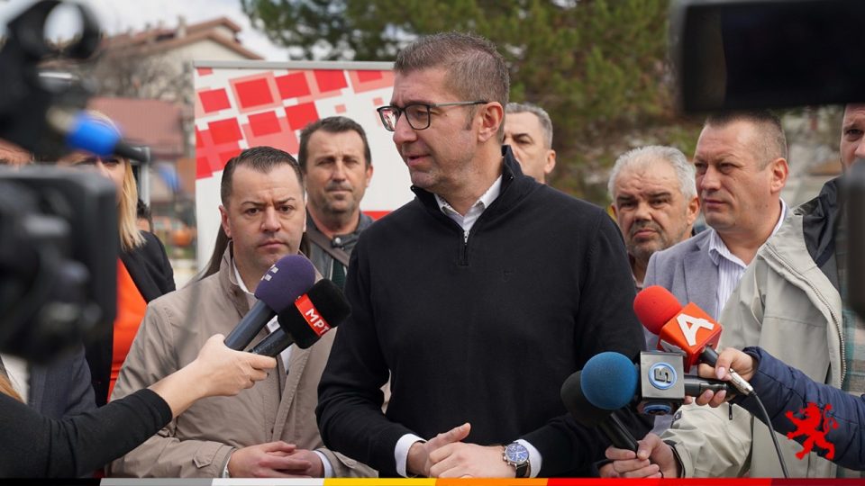 Mickoski: VMRO-DPMNE’s Government will focus on projects to establish a stable energy system
