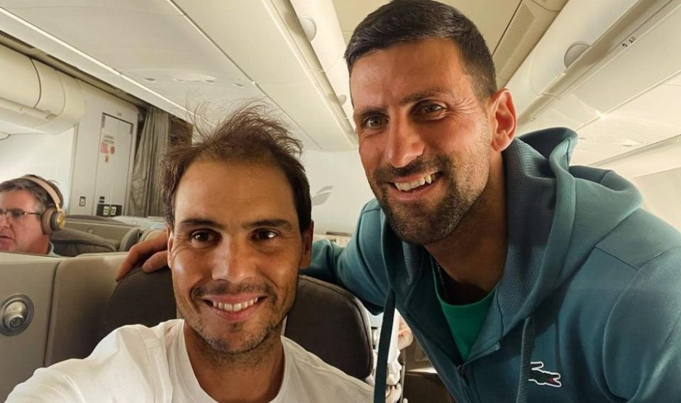 A picture of Djokovic and Nadal together shocked their fans