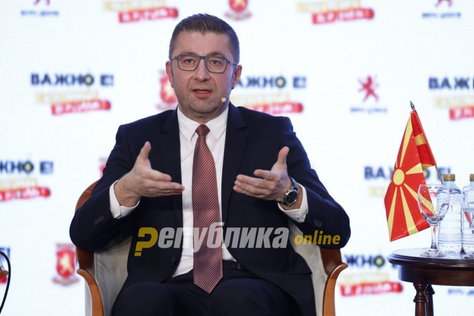 Mickoski: VMRO-DPMNE is a big favorite in the parliamentary elections