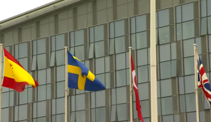 Sweden becomes a member of NATO with a flag-raising ceremony