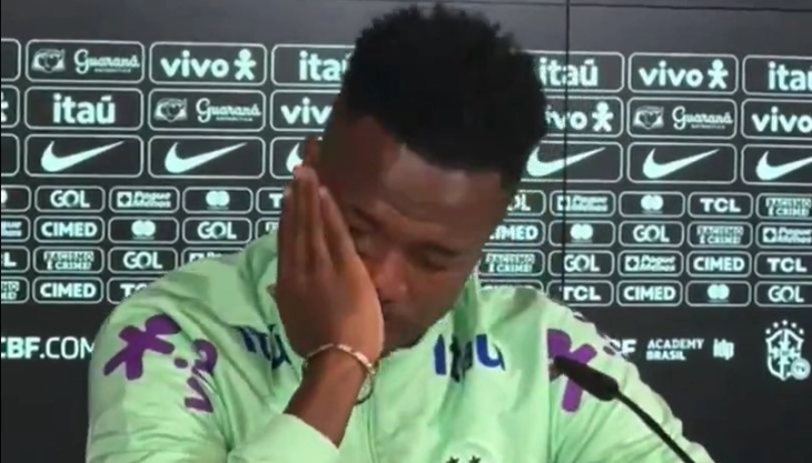 Vinicius Junior sobs as he discusses the effects of racist abuse