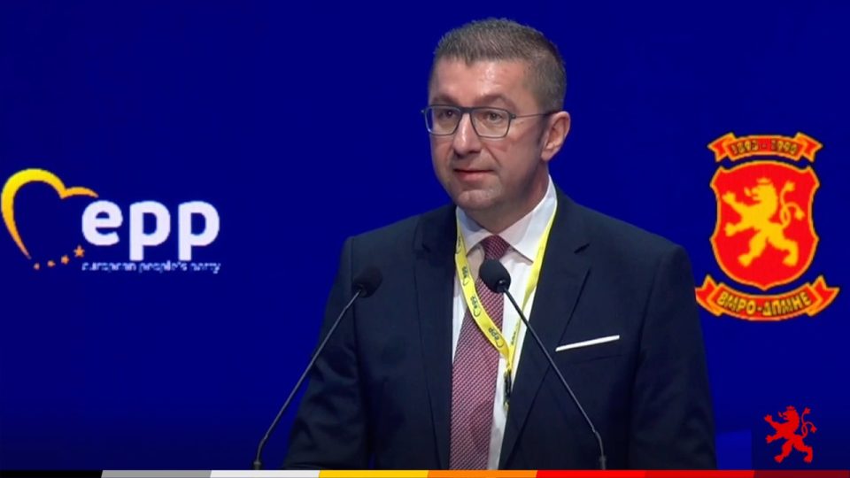 In his EPP summit address, Mickoski calls for faster EU integration of Macedonia