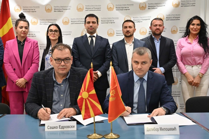 Macedonia and Montenegro sign a protocol to liberalize the movement of freight to and from third nations