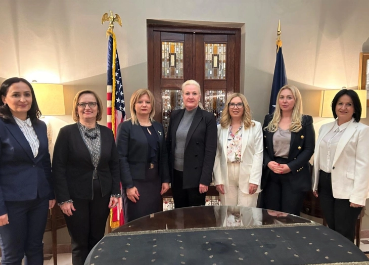 Aggeler observes the International Day of Women Judges alongside judges from the Organized Crime and Corruption Department of the Skopje Criminal Court