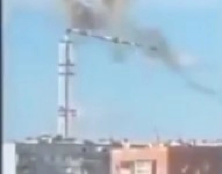 Massive TV tower in Kharkiv, Ukraine’s east, is destroyed by an attack