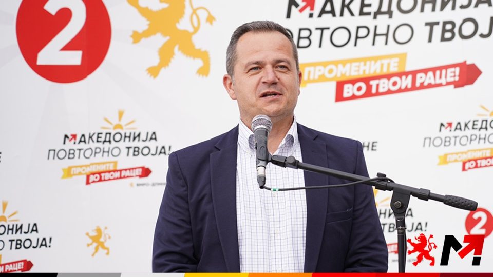 Kovacki: VMRO-DPMNE promises 800 million euros for farmers, renovation of all water channels, guaranteed purchase price and new purchase centers