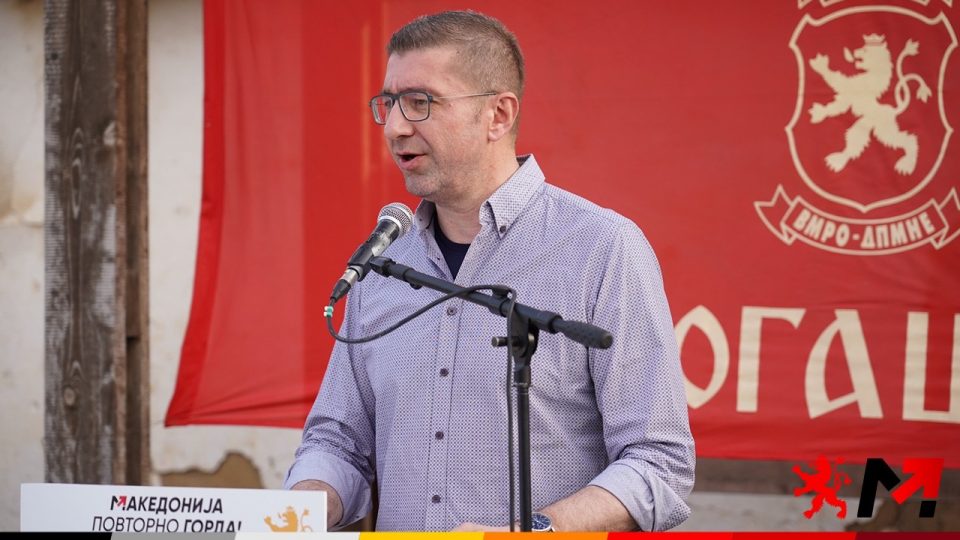 Mickoski: These are elections in which the people will get their country back, and those from DUI and their swindlers from SDS who kidnapped and robbed it will be held accountable