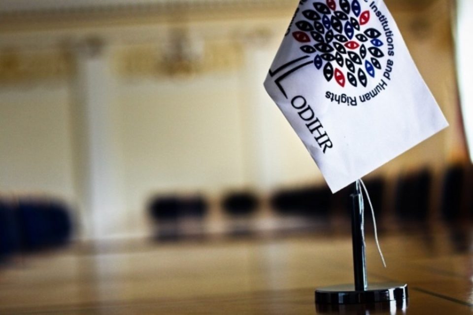 ODIHR will present the initial results for the election day tomorrow