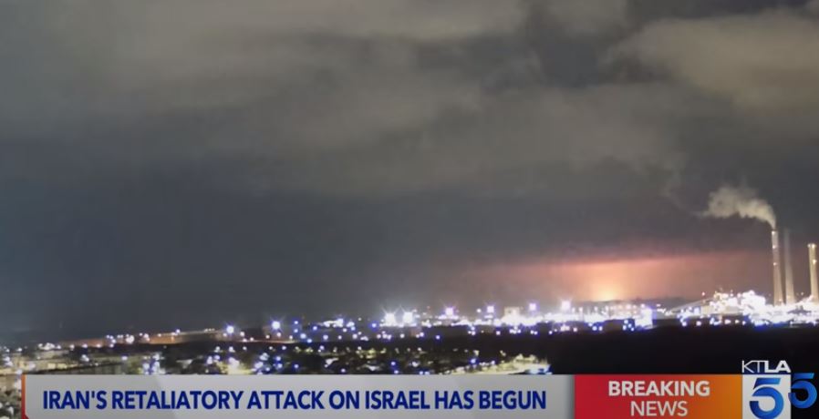 Iran launched hundreds of projectiles toward Israel