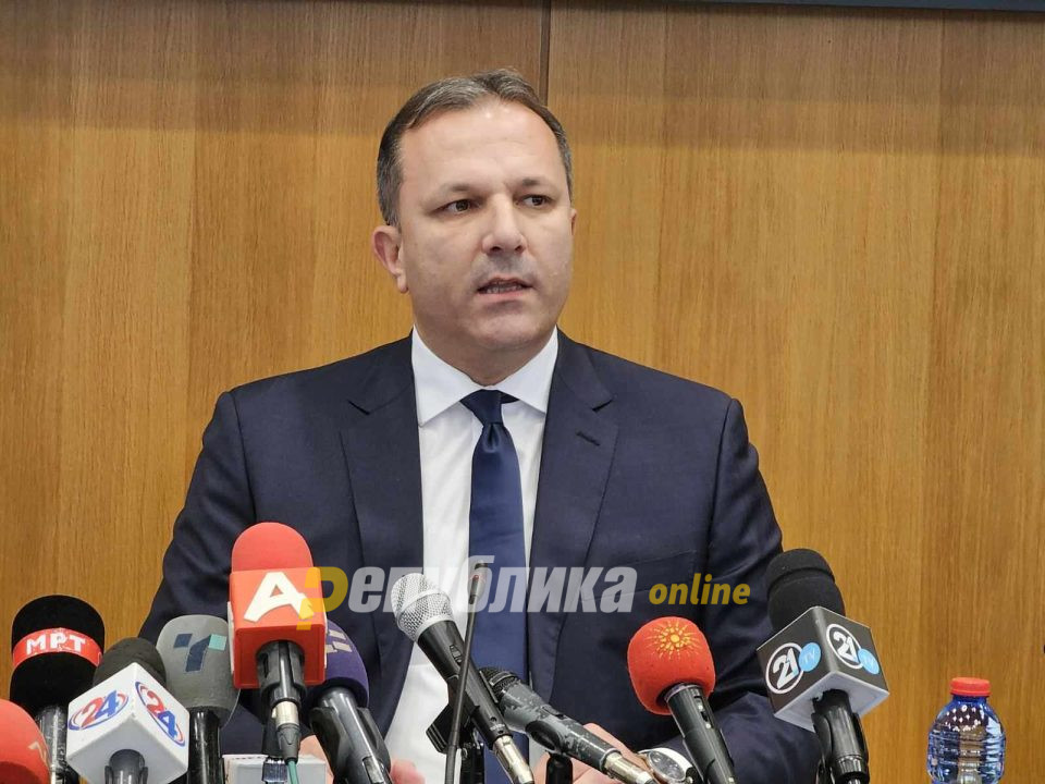 Police Union proposes criminal charges against former Minister Oliver Spasovski