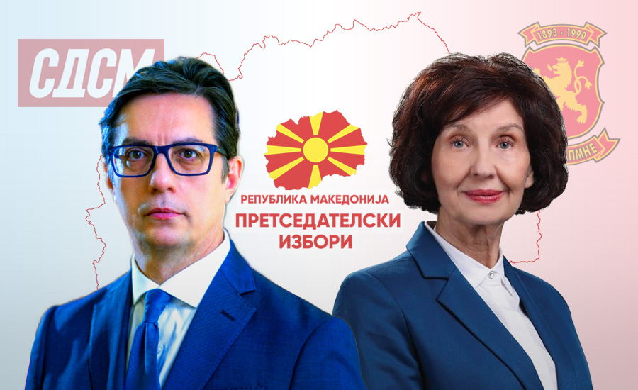 Presidential debate: Siljanovska lays out her plans for EU accession, as Pendarovski tries to appeal to the minority voters