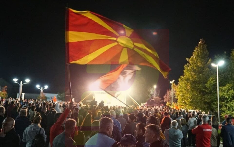 VMRO-DPMNE: The last battle for Macedonia starts today, at 20:00 before the Government, for the changes that are in your hands
