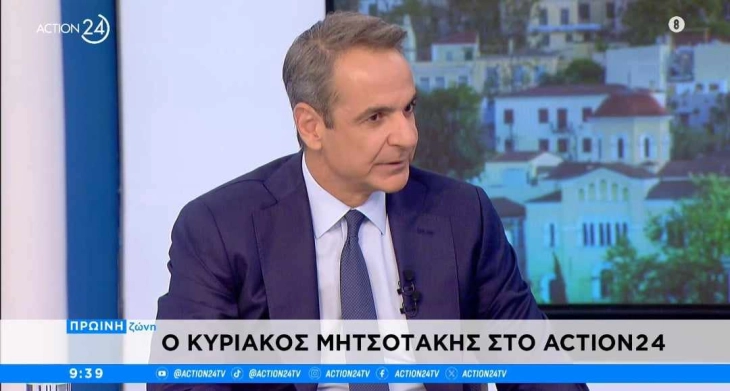 Mitsotakis reiterates his expectation that the prime minister-designate will clearly state that he will call the country Macedonia
