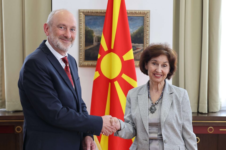 During meeting with EU ambassador, President Siljanovska calls for merit based progress in Macedonia’s EU integration