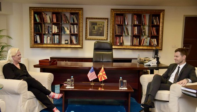 Foreign Minister Mucunski met with US Ambassador Aggeler