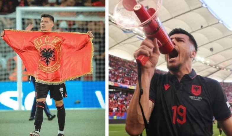 Albanian nationalist player who insulted Macedonia issued a non-apology