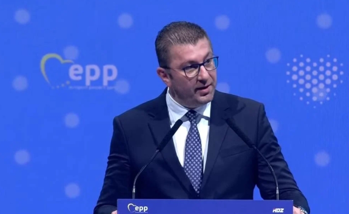 Mickoski congratulates EPP on its victory in the European Parliament elections